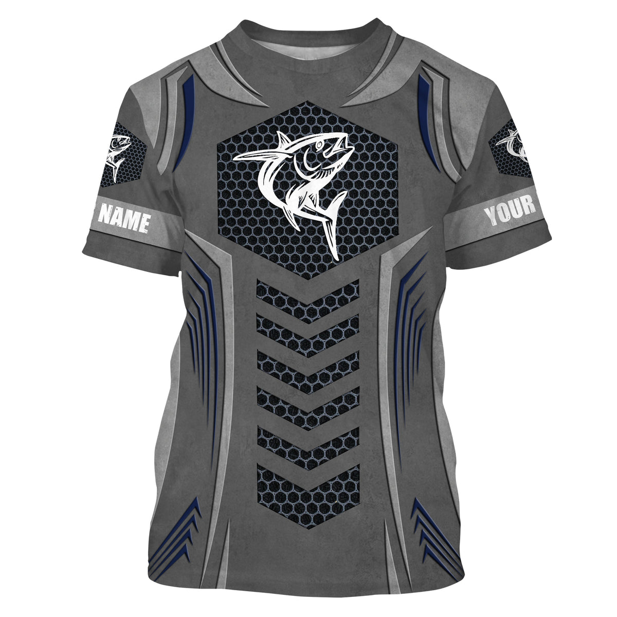 Tuna fishing offshore fishing deep sea Customize Name fishing T-shirt NPQ524