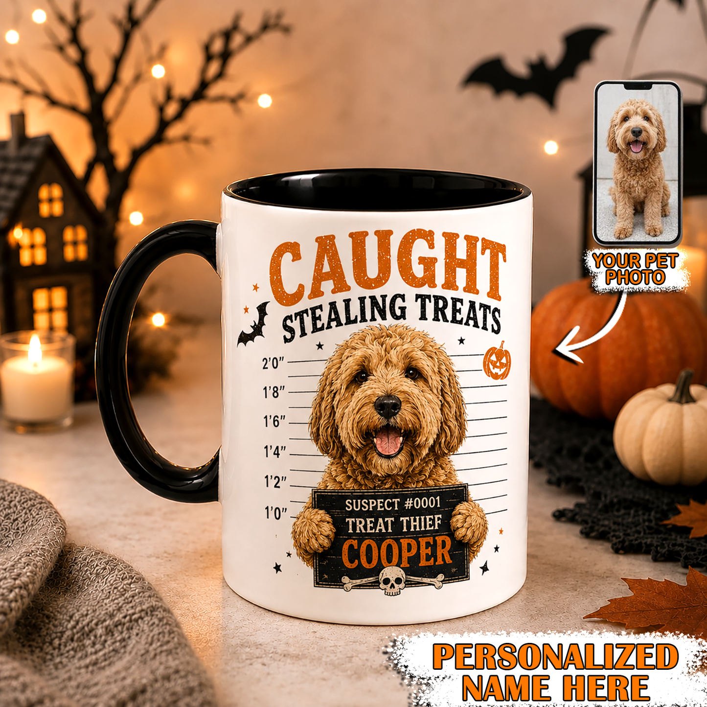 Custom Photo Dog Coffee Cute Ceramic Mug