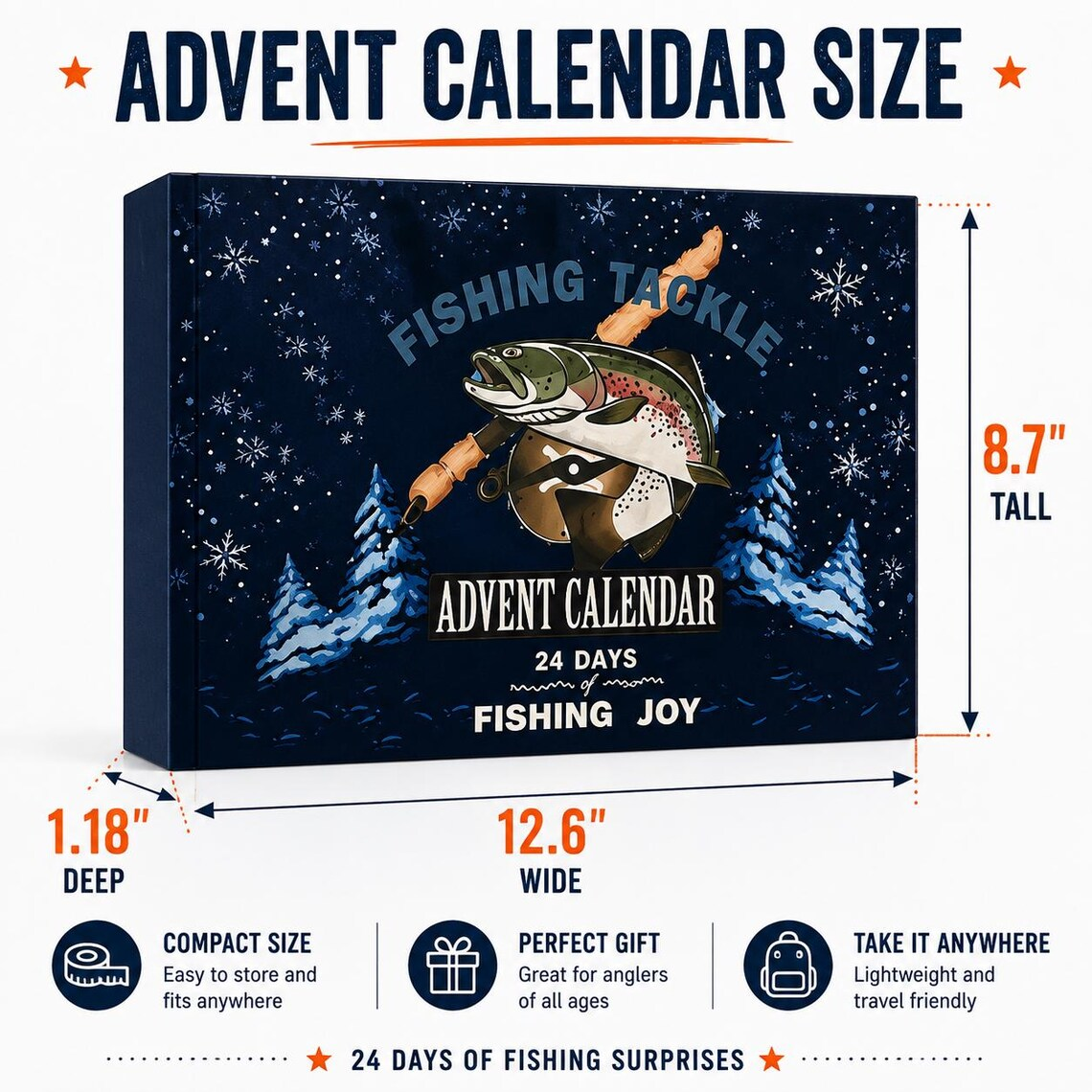 Fishing Lure Christmas Advent Calendar 2026