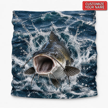 Personalized Catfish Water Splash Fishing Mask