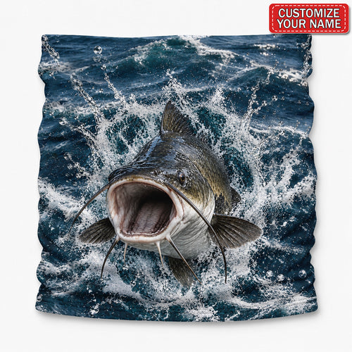 Personalized Catfish Water Splash Fishing Mask
