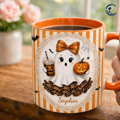 Personalized Cute Ghost Name Mug