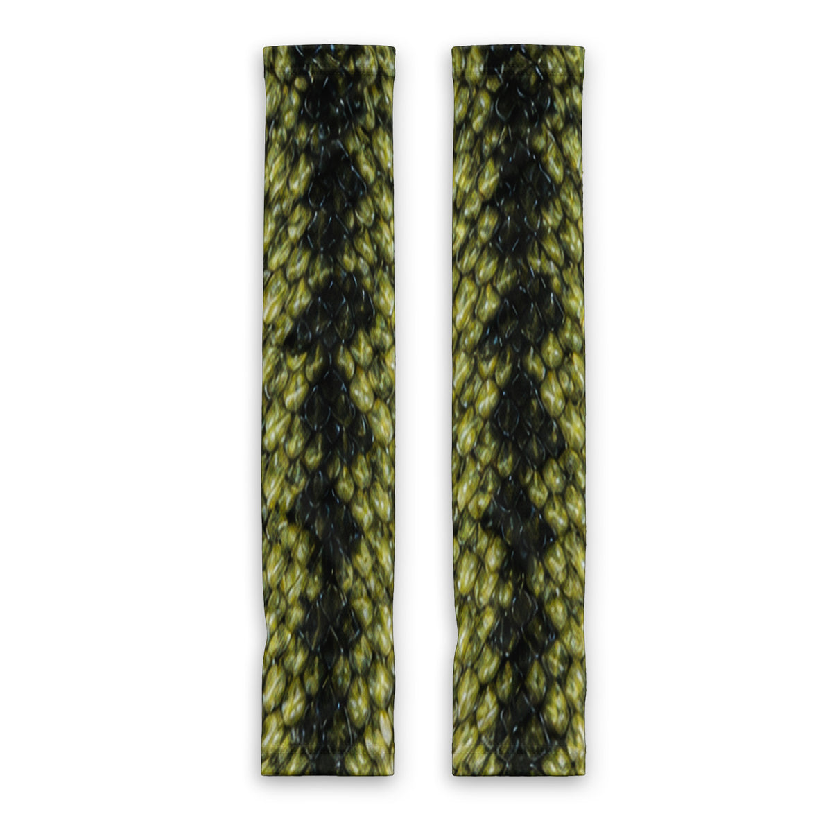 Olive Green Fish Scale Pattern Fishing Sun Protection Arm Sleeves