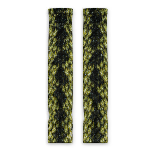 Olive Green Fish Scale Pattern Fishing Sun Protection Arm Sleeves
