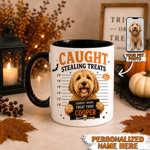 Custom Photo Dog Coffee Cute Ceramic Mug