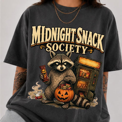 Halloween Raccoon Nocturnal Panic Shirt