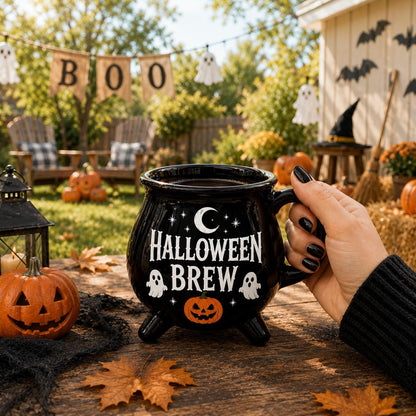 Halloween Brew Cauldron Mug