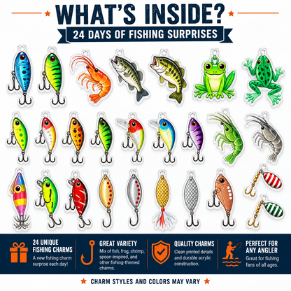 Fishing Lure Christmas Advent Calendar 2026