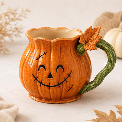Jack O Lantern Pumpkin Mug