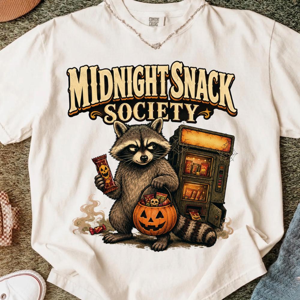 Halloween Raccoon Nocturnal Panic Shirt