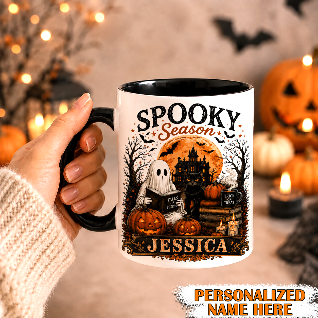 Ghost Hat Coffee Cute Ceramic Mug