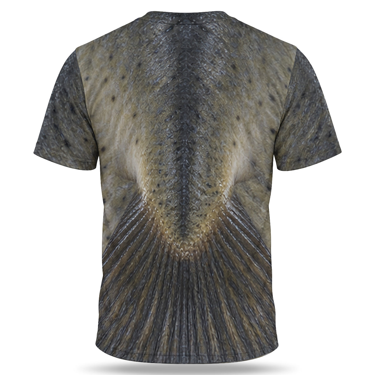 Open Mouth Catfish Face and Whiskers 3D Fishing T-Shirt