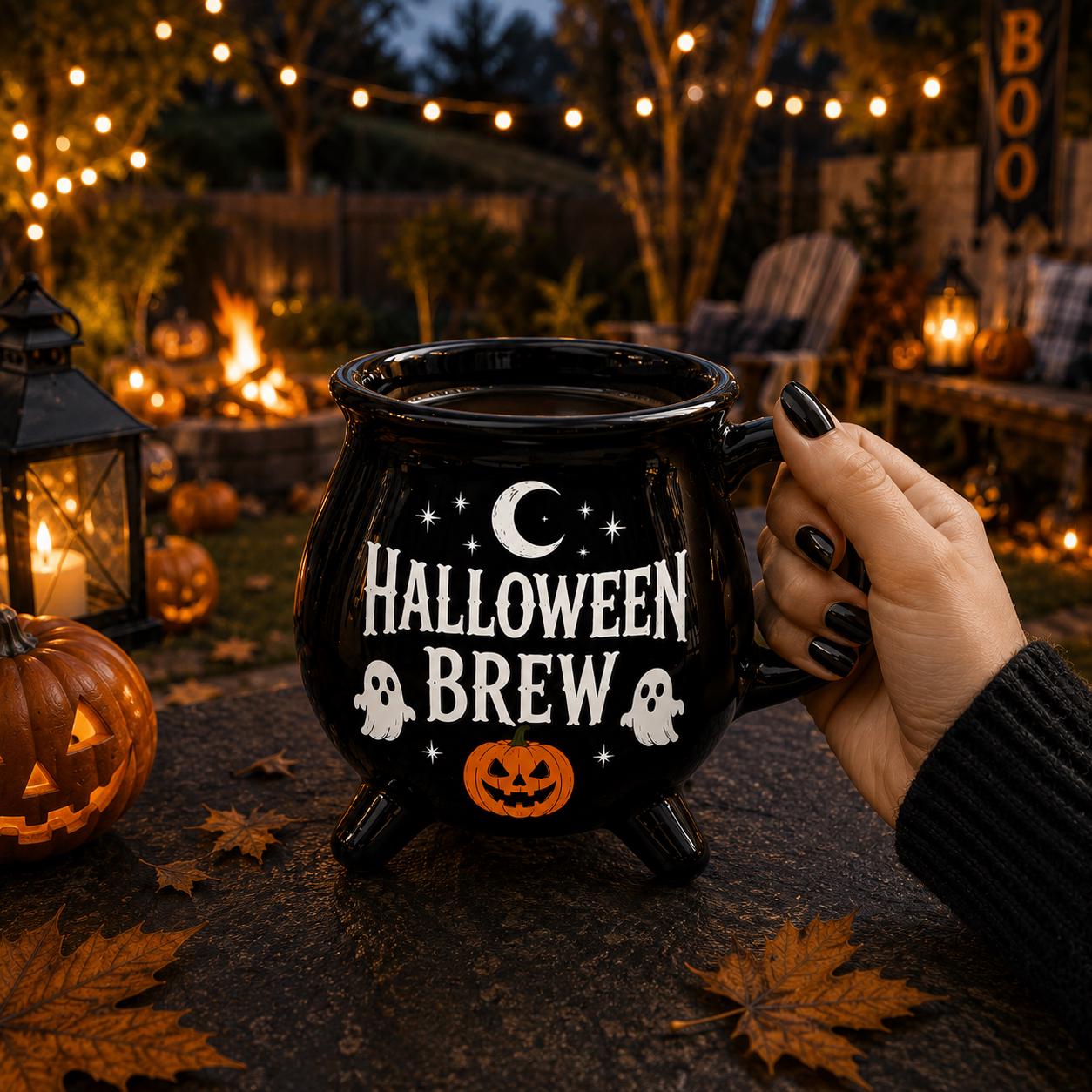 Halloween Brew Cauldron Mug