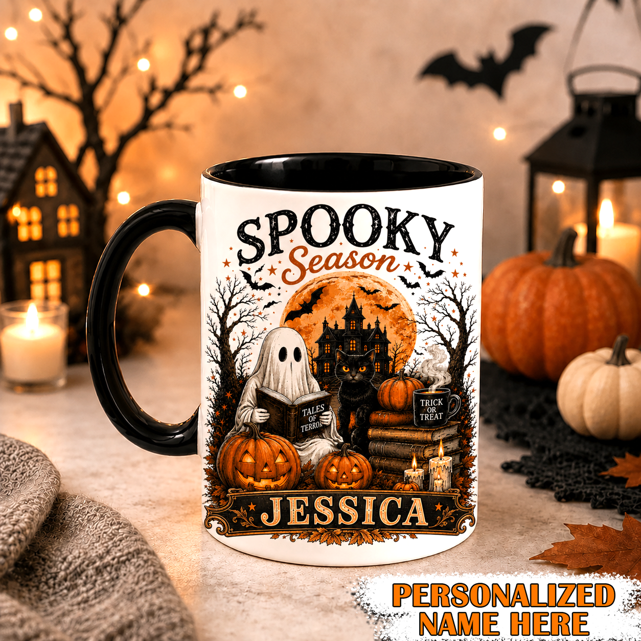 Ghost Hat Coffee Cute Ceramic Mug