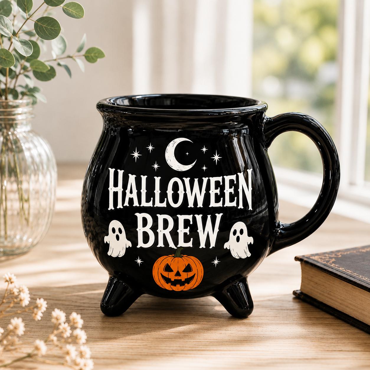 Halloween Brew Cauldron Mug