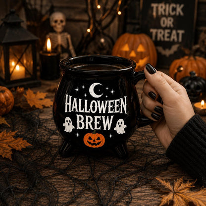 Halloween Brew Cauldron Mug