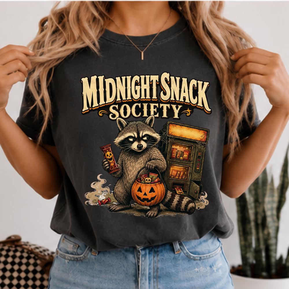 Halloween Raccoon Nocturnal Panic Shirt