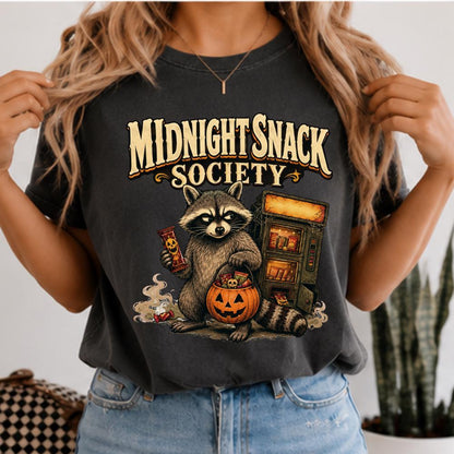 Halloween Raccoon Nocturnal Panic Shirt