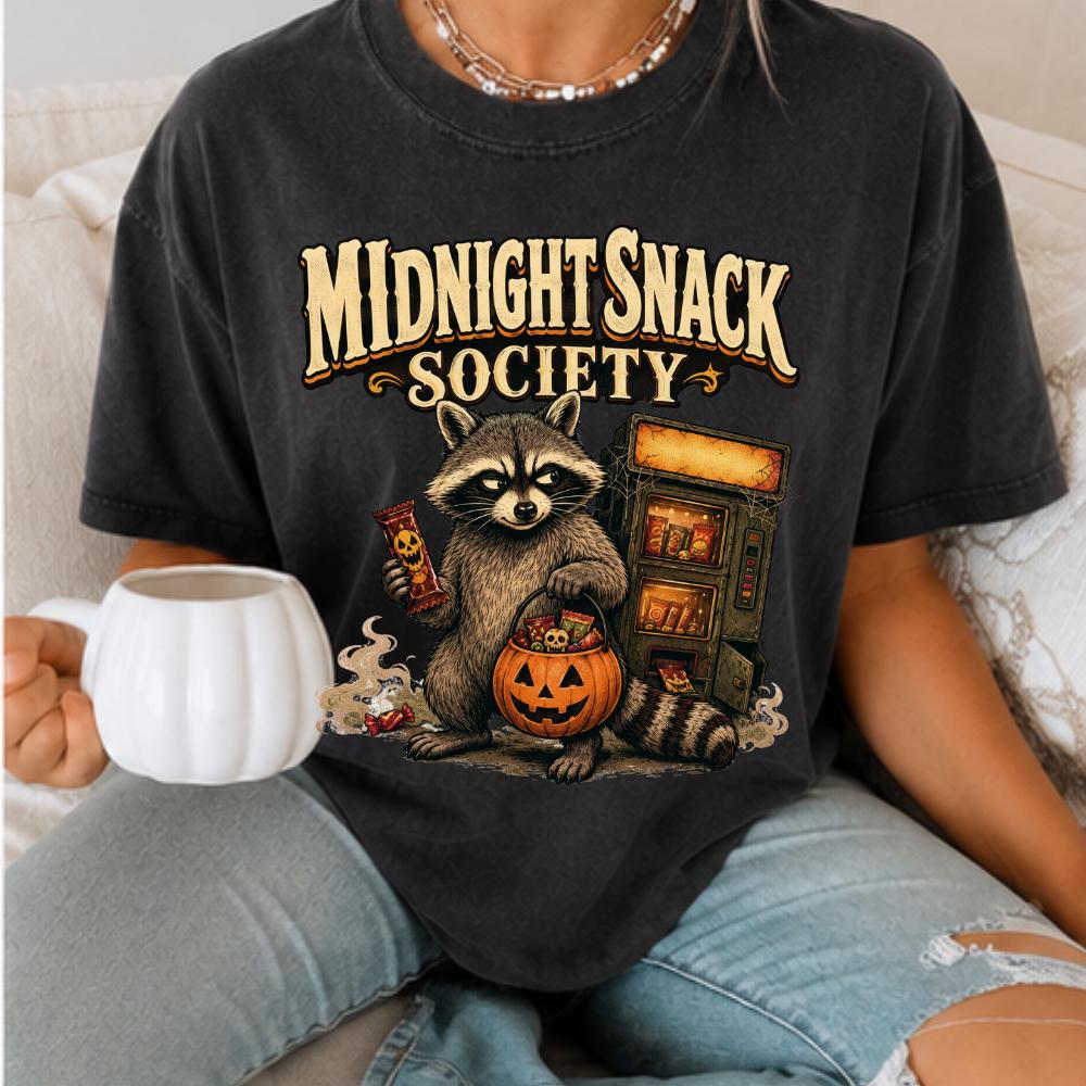 Halloween Raccoon Nocturnal Panic Shirt