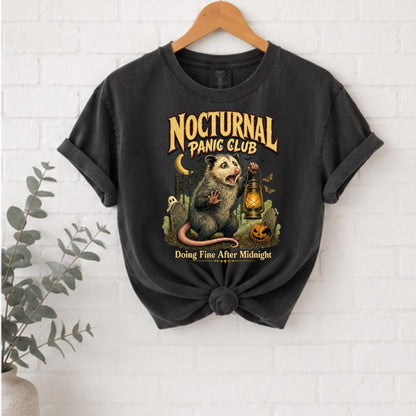 Halloween Opossum Nocturnal Panic Shirt