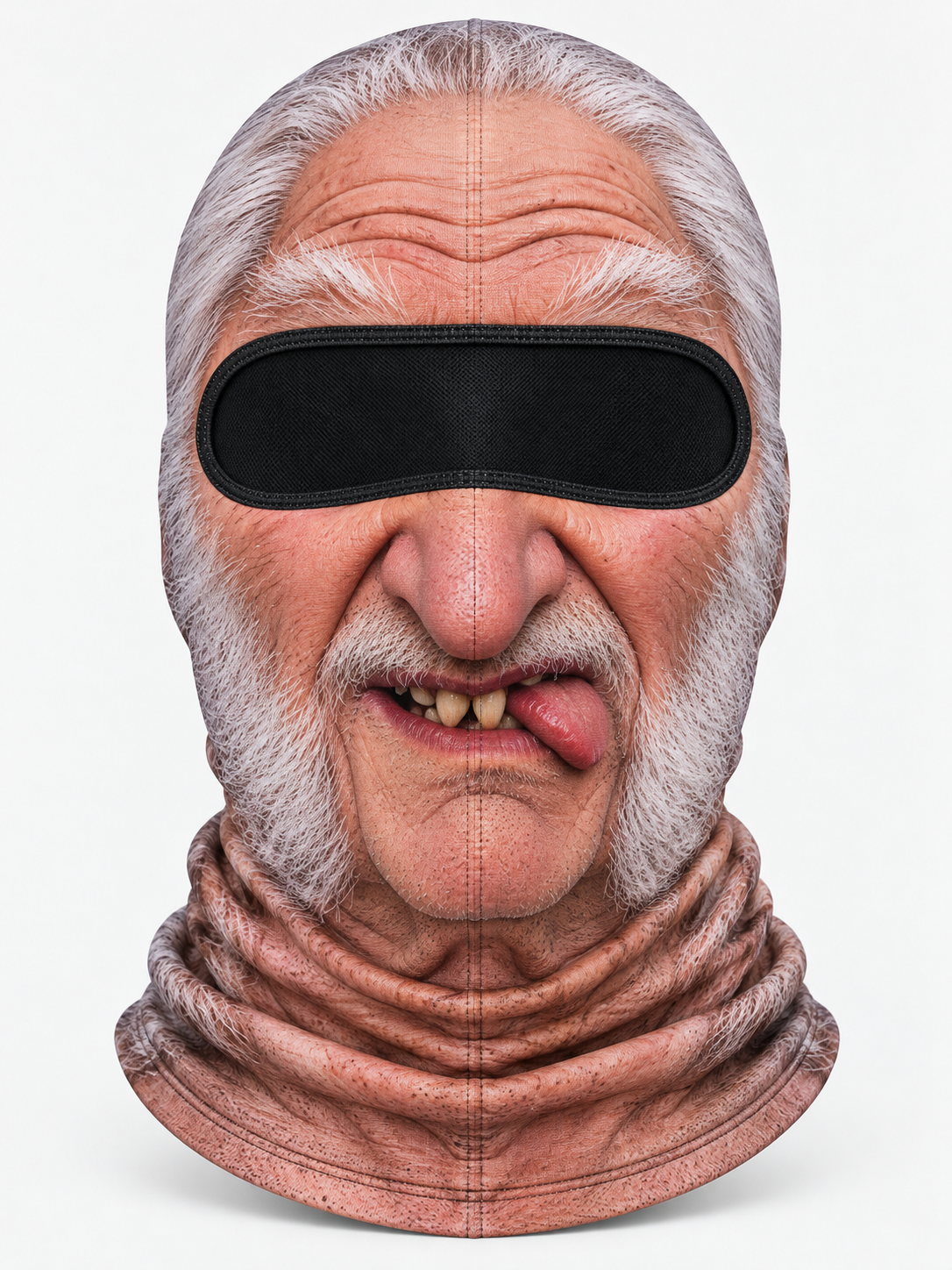 Funny 3D Fish Face Neck Gaiter – Outdoor Fishing Face Mask for Anglers