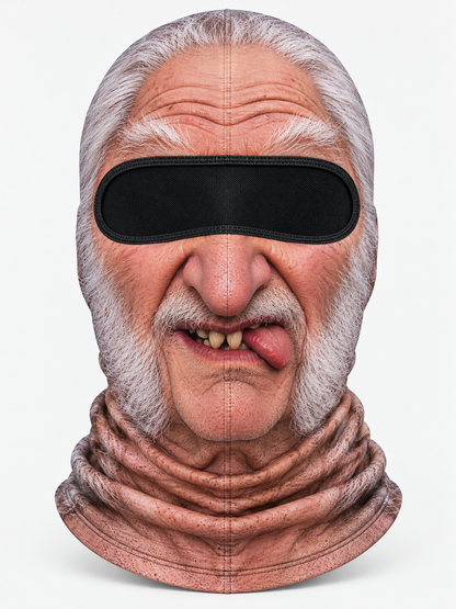 Funny 3D Fish Face Neck Gaiter – Outdoor Fishing Face Mask for Anglers