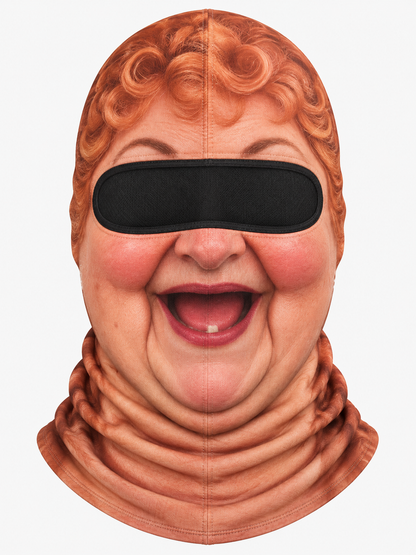 Funny 3D Fish Face Neck Gaiter – Outdoor Fishing Face Mask for Anglers