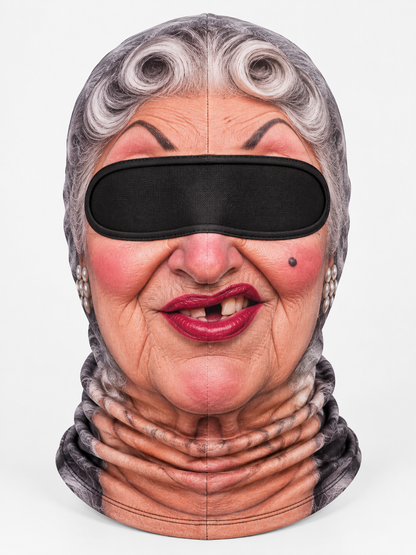 Funny 3D Fish Face Neck Gaiter – Outdoor Fishing Face Mask for Anglers