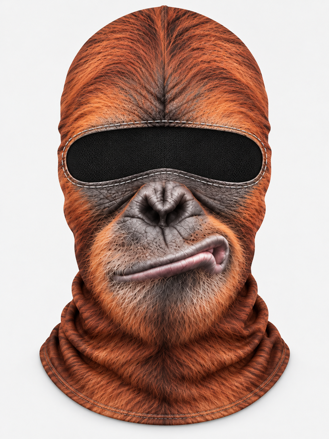 Realistic Trout Face Fishing Neck Gaiter – Funny Angler Face Cover