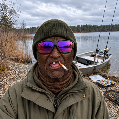Funny Fisherman Face Mask – Fishing Neck Gaiter