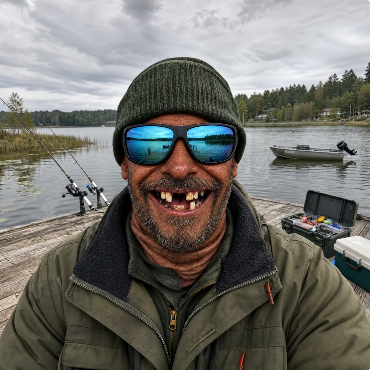 Funny Fisherman Face Mask – Fishing Neck Gaiter