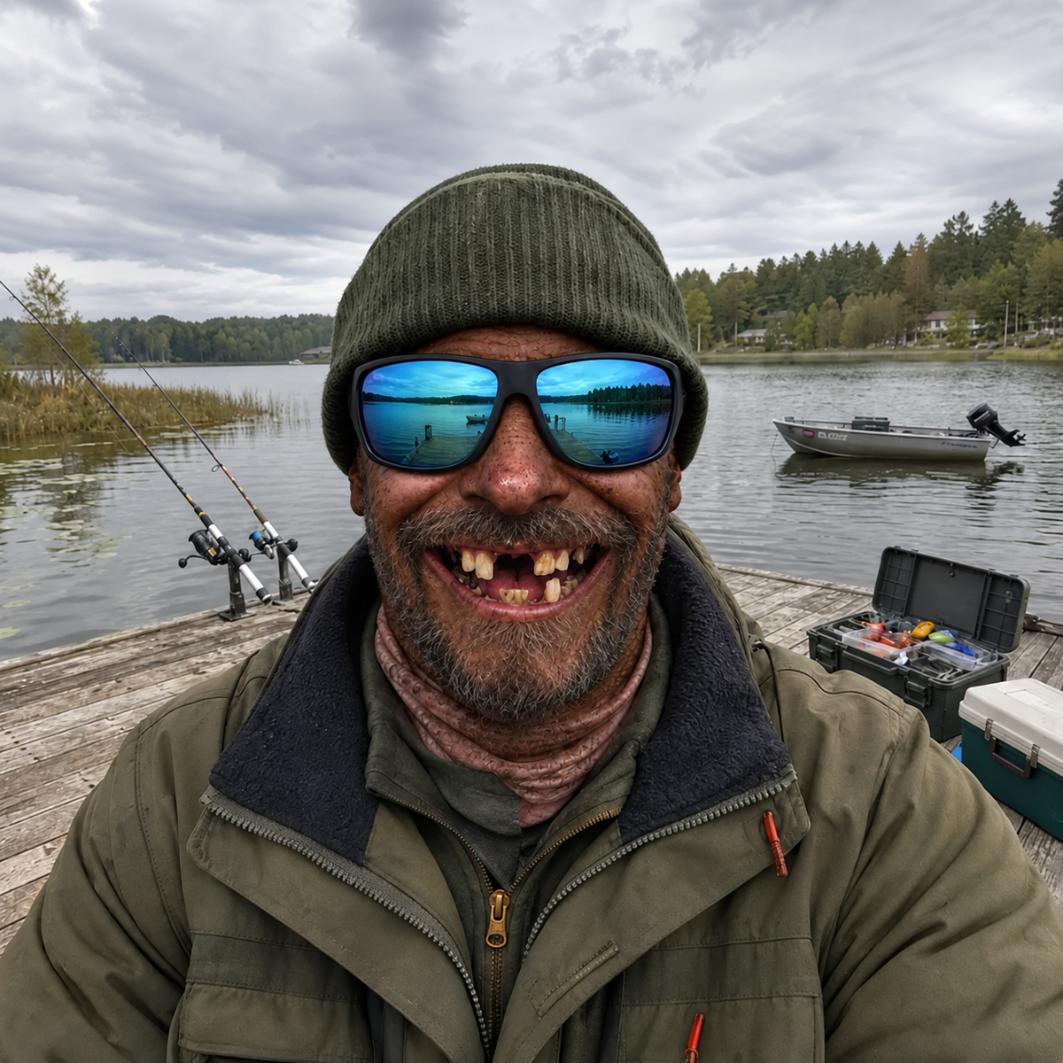 Funny Fisherman Face Mask – Fishing Neck Gaiter