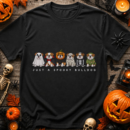 Just a Spooky Bulldog Halloween Costume T-Shirt