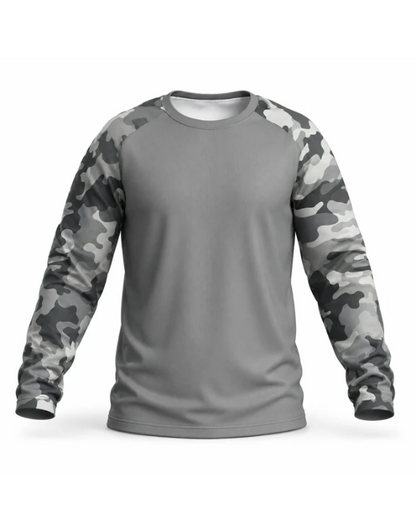Can't Work Today – Fishing Camo UPF Long Sleeve Shirt