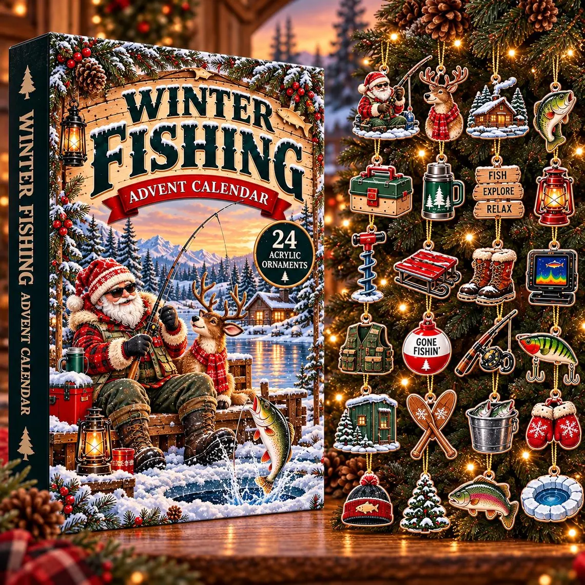 Fishing Christmas Advent Calendar 2026