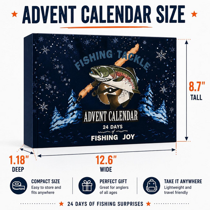 Fishing Lure Christmas Advent Calendar 2026
