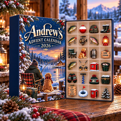 Fishing Christmas Advent Calendar 2026 – 24-Day Christmas Countdown