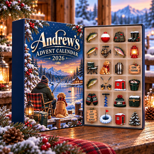 Fishing Christmas Advent Calendar 2026 – 24-Day Christmas Countdown