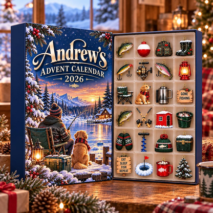 Fishing Christmas Advent Calendar 2026 – 24-Day Christmas Countdown