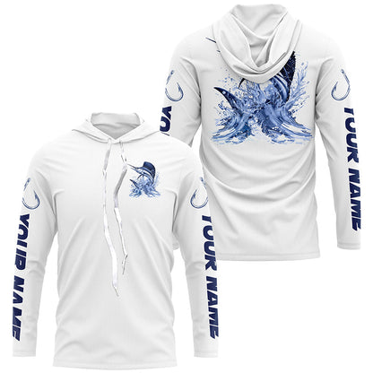 Sailfish Long Sleeve Fishing Shirts, Sailfish Custom Fishing Jerseys Saltwater Fishing Gifts IPHW6882