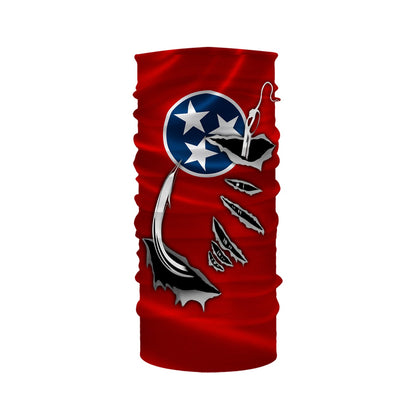 TN Fishing 3D Fish Hook Tennessee Flag UV protection quick dry customize name long sleeves shirts personalized fishing apparel gift for Fishing lovers IPHW474