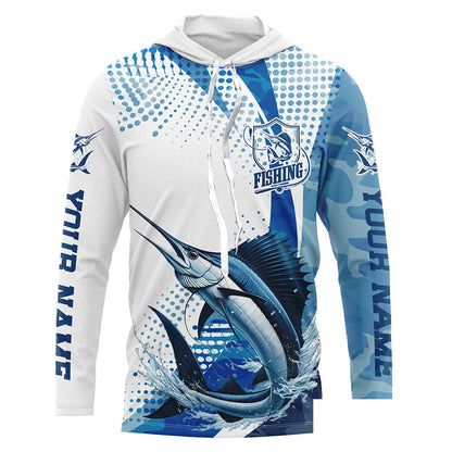 Sailfish Fishing Custom Performance Fishing Gear Shirts, Sailfish Long Sleeve Fishing Shirts IPHW6834