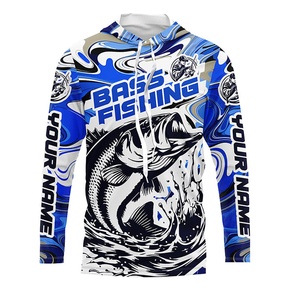 Personalized Bass Fishing Tournament Long Sleeve Fishing Shirts,Bass Fishing Jerseys IPHW5787